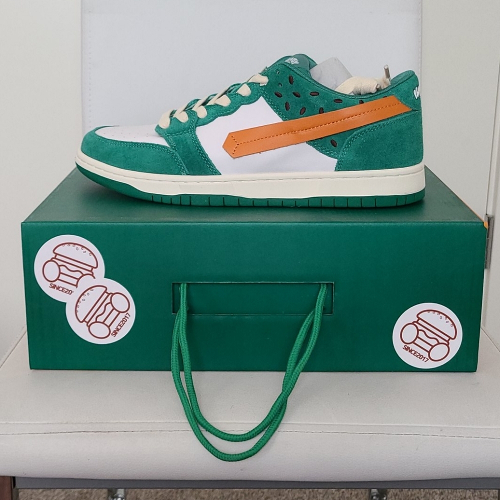 Vandy the pink veggie burger shoe
